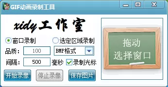 GIF动画录制工具 - 单文件版